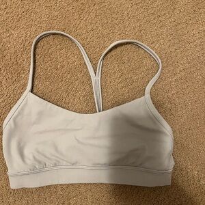 Lululemon Flow Y Bra Nulu-colour bone